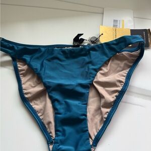 Vix Blue  Bikini Bottom Classic Swimwear